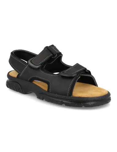 Sandalias piel Diprieto 44 Negro