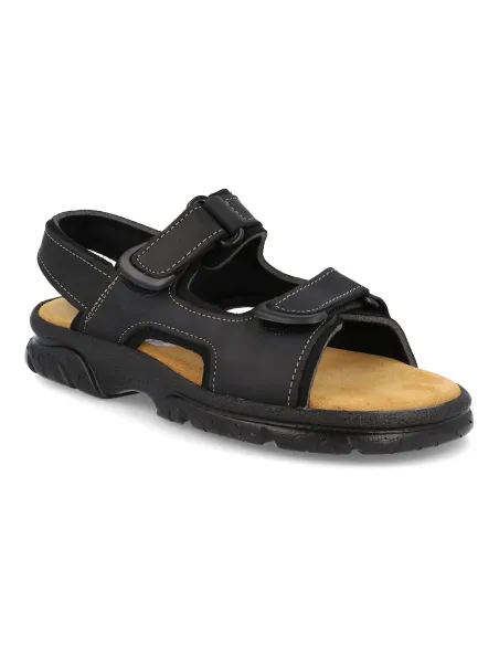 Sandalias piel Diprieto 44 Negro