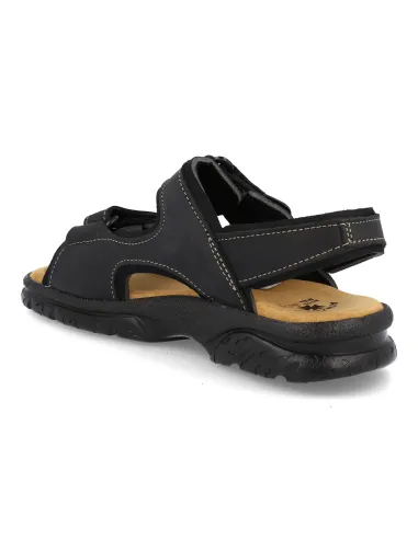 Sandalias piel Diprieto 44 Negro