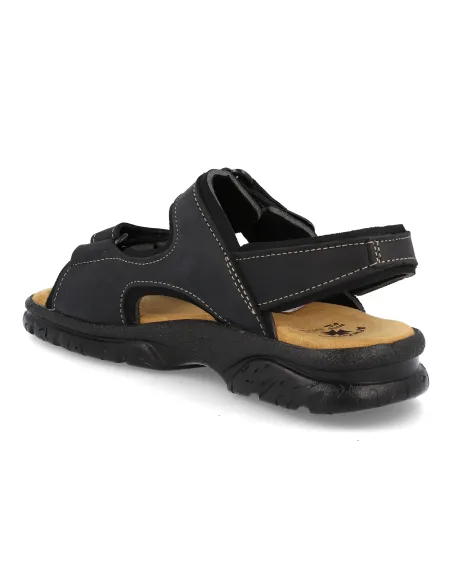 Sandalias piel Diprieto 44 Negro