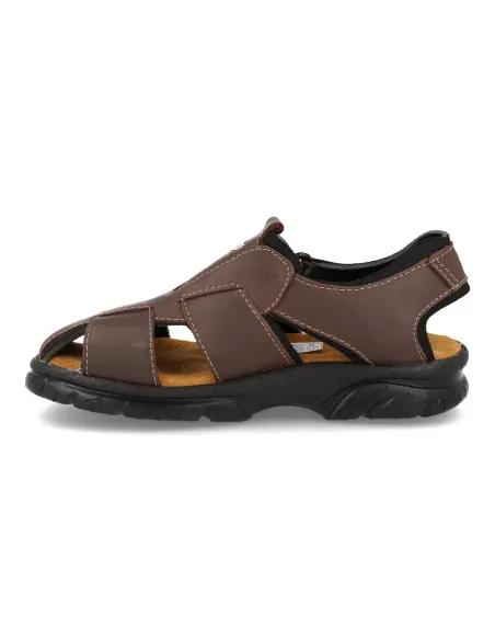 Sandalias piel Diprieto 47 Marron