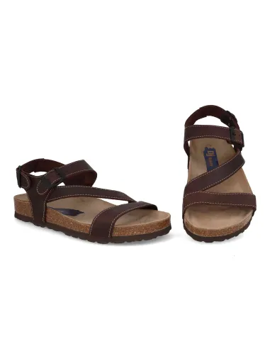 Sandalias piel dj santa 2846 Marrón